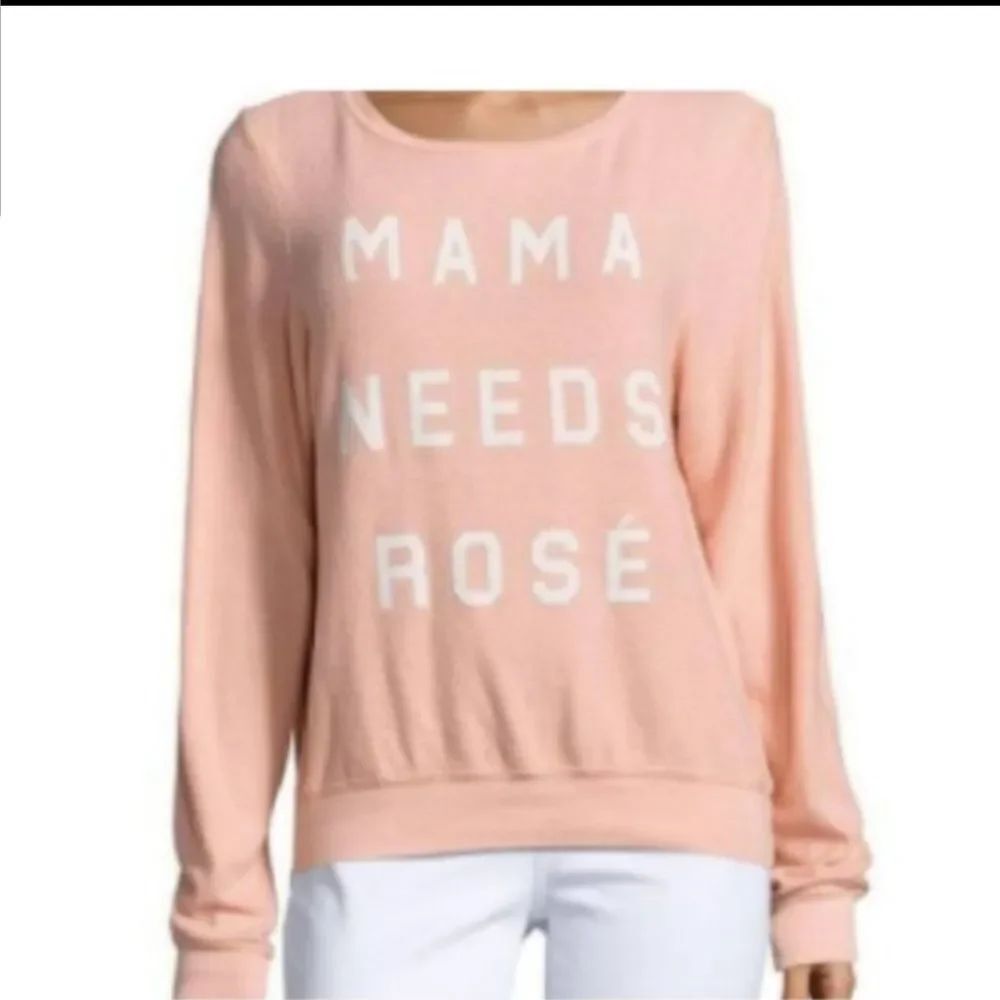 Wildfox Mama Needs some Rose Sweatshirt sz XS